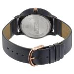 Leather Watch In Black